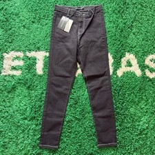 PRETTYLITTLETHING Black High Rise Skinny Jeans Contrast Stitching