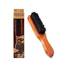 Beard Brush with 100 Natural Boar Bristles for Men, Premium Wooden Brush, Be...