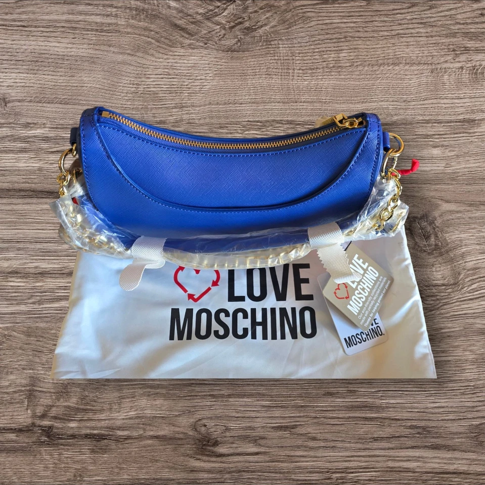 Love Moschino Women's Crossbody Bag Sweetheart Blue - Image 4 of 4