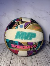 Vintage MVP Sportcraft Multi Color Pool Volleyball Butyl Bladder Holds Air 1990s