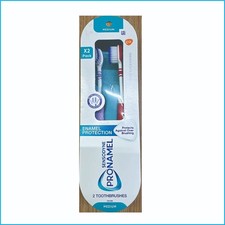 Sensodyne Pronamel Medium Toothbrushes X2 Pack Enamel Protection, Multi Colour