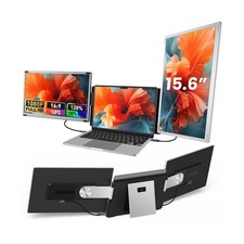 15.6" Laptop Screen Extender, 1080P FHD Laptop Monitor Extender with 120 sRG...