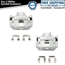 New Front Brake Caliper with Bracket & Hardware Pair for Infiniti Nissan