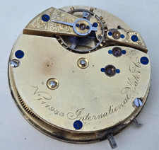 IWC pocket watch cal. 29 movement WORKING 43.9mm
