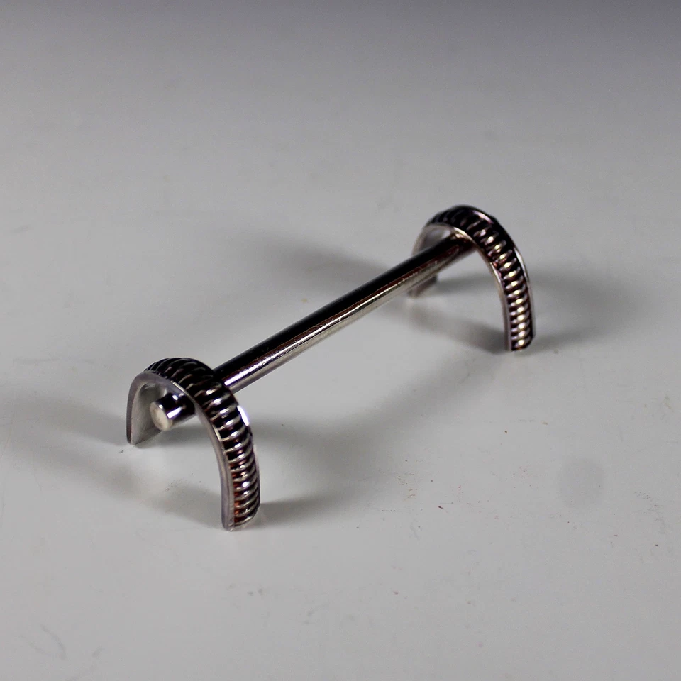 12 descansos de faca Ercuis Silverplate Porte Couteaux na caixa - Imagem 4 de 4