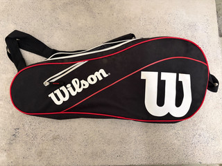 Wilson Tennistasche Schlägertasche mit Zusatzfach und Schultergurt