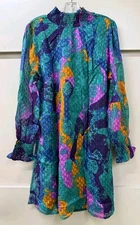 FRNCH PARIS Ilda Camouflower Dress - XL