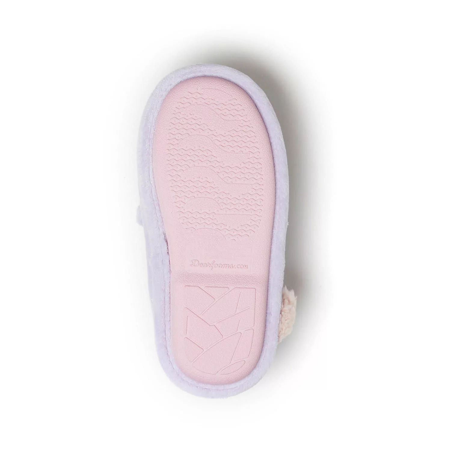 SAOLA NUOVE pantofole bambini Dearfoams peluche unicorno memory foam taglia 4 5 viola suola rigida