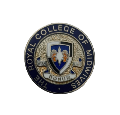 VTG ROYAL COLLEGE OF MIDWIVES NURSING BADGE By DIAL-A-STYLE - Picture 1 of 2