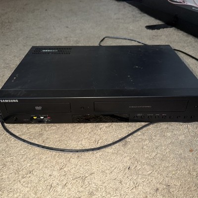 Samsung DVD-V9800 DVD VCR Combo NO REMOTE HDMI - VCR Tested Good- DVD Won't Open
