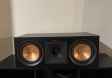 Klipsch RP-600C Center Channel Speaker Black Very Good w/ Grill