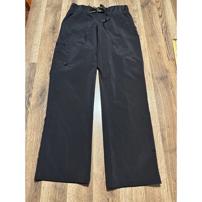Med Couture Scrub Pants Women Medium Black Medical Nursing 8747 Activate