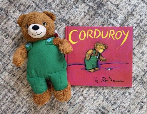 Corduroy Plush Bear 14" With Paperback Book Kohls Cares