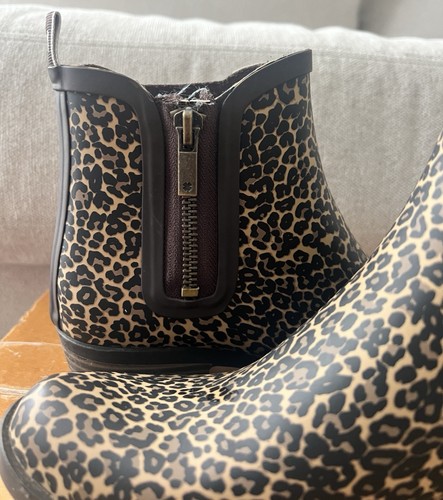 Lucky Brand Reigney Camo & Cheetah Print Chelsea RainBoots Men’s 6.5/Women’s 8.5 - Picture 21 of 24