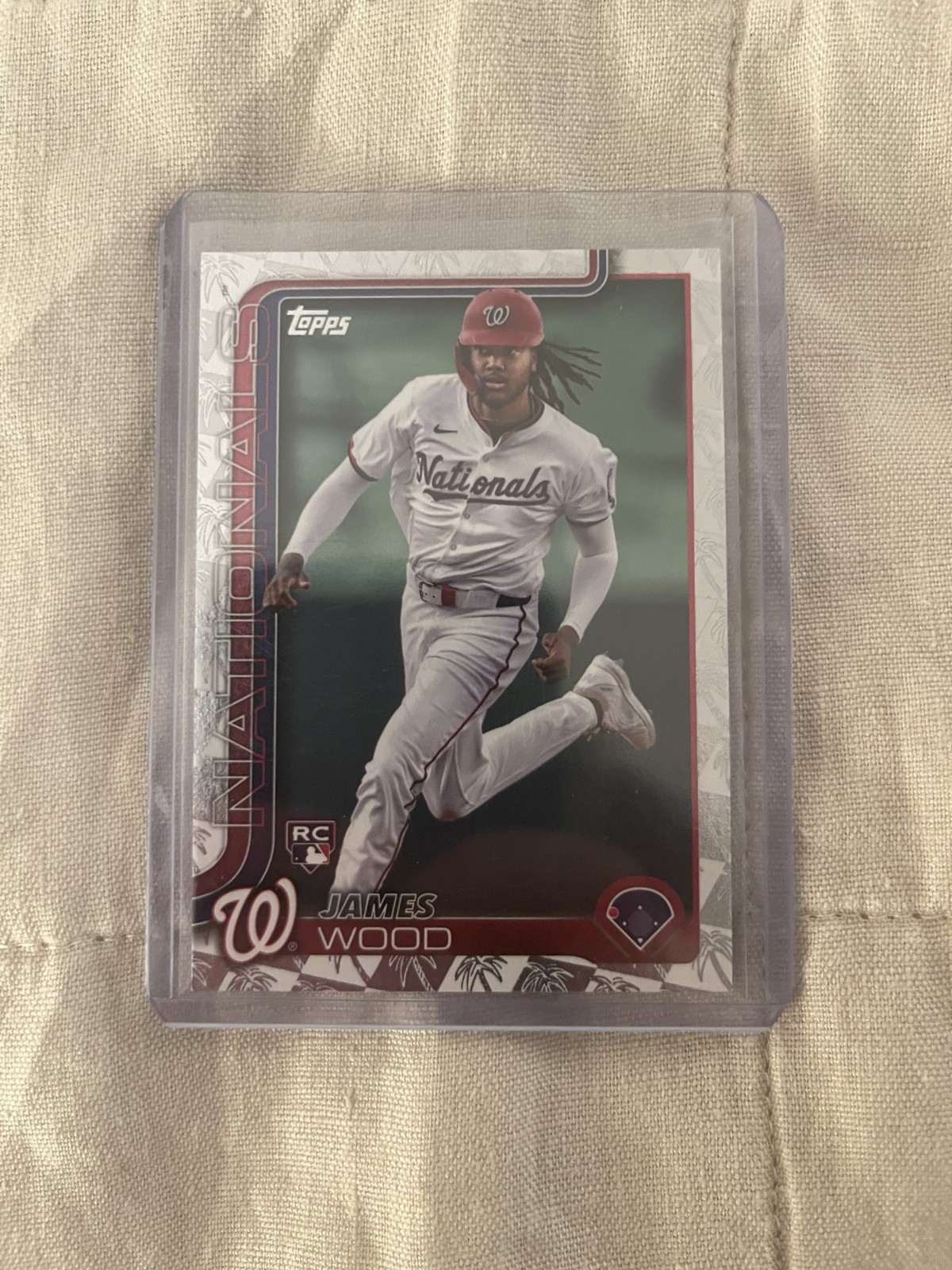 2025 Topps Series 1 - James Wood #181 Spring Training (RC)