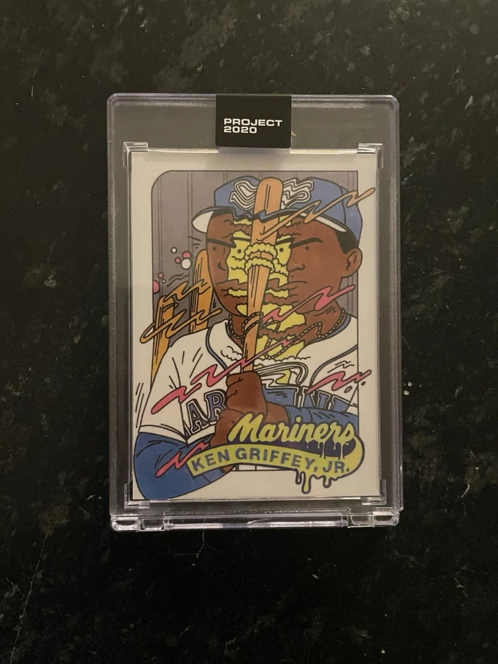 Tarjeta 300 Topps Project 2020 - 1989 Ken Griffey Jr. de Ermsy Foto 3 de 4