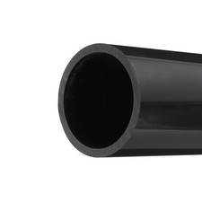 PVC Rigid Round Pipe,63.8mm 2 1/2 Inch ID 75mm 3 Inch OD 350mm Dark Grey