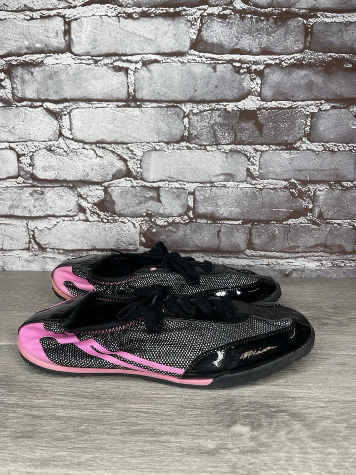 Everlast Negro Rosa Sintético Brillante Elástico Atlético Deportes Mujeres 11M EE. UU./44EU Foto 4 de 4