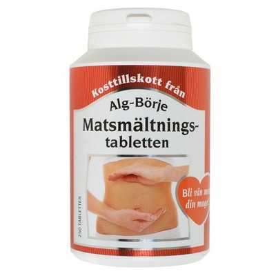 Alg-Borje Tabletten zur Verbesserung der Verdauung - 100 Tabletten
