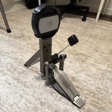 Simmons Electronic Kick Drum Pad with Foot Pedal - Metal  Plastic