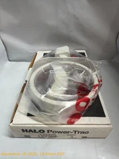 HALO L2736P LOW VOLTAGE GIMBAL RING SATIN WHITE 50W PAR36 FOR HALO POWER TRACK