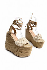 Women  s Platform Espadrille Wedge Sandals