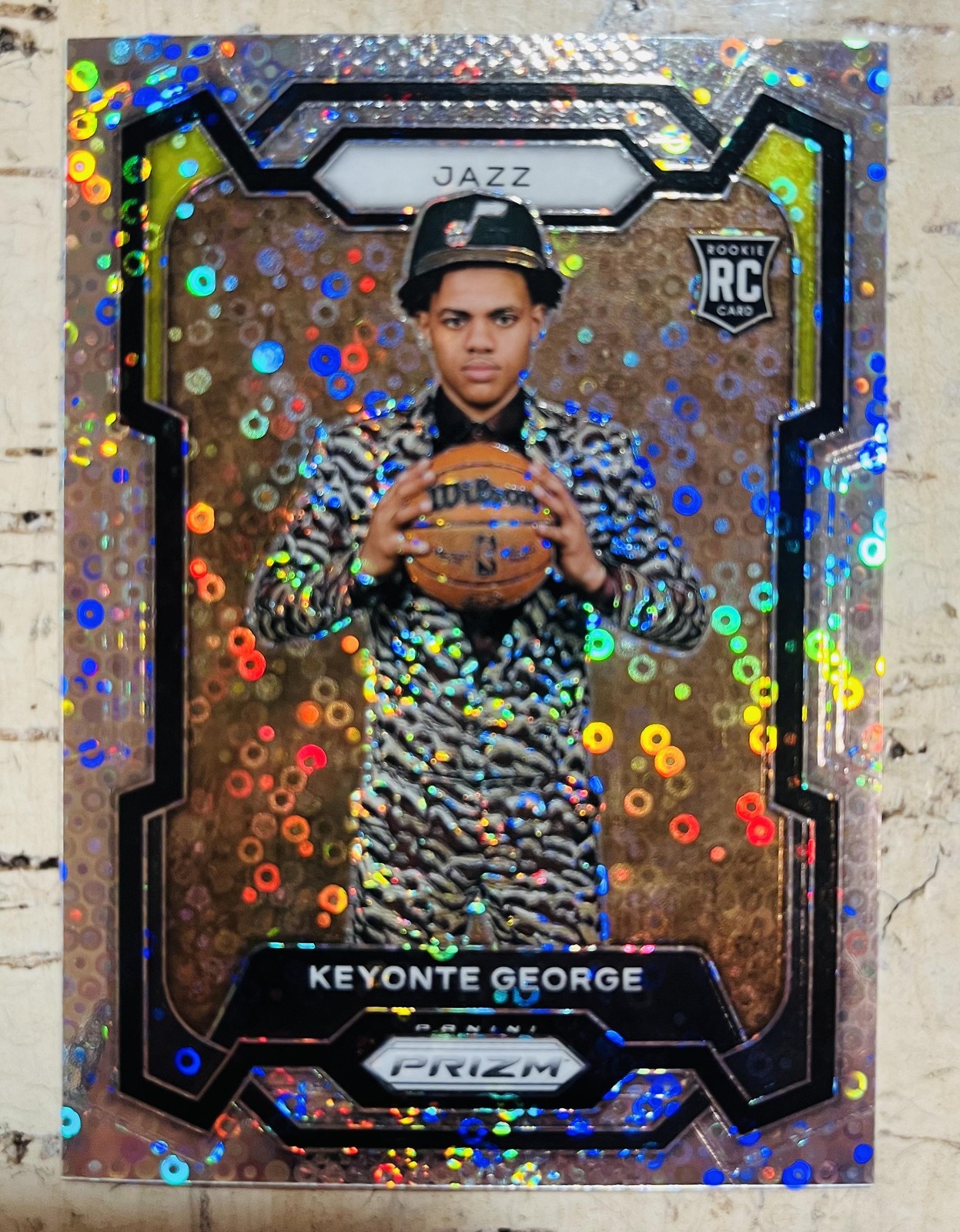 2023-24 Panini Prizm Keyonte George #127 RC Rookie Fast Break Silver Variation