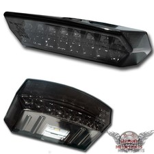 LED Mini Motorrad Rücklicht Bremslicht Boston BMW R 80 100 1100 1150 GS schwarz