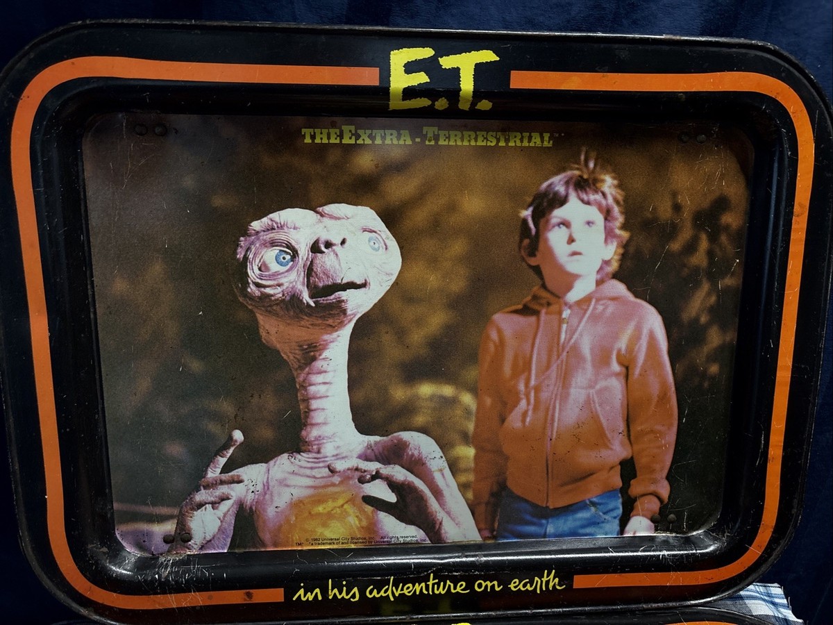 1982 Universal E.T. ET The Extra Terrestrial Alien Elliot Metal TV