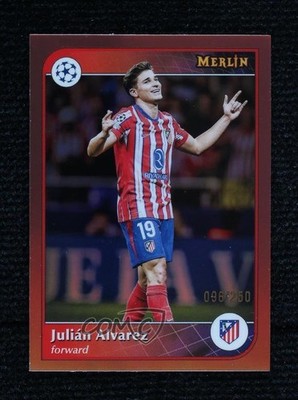2024 Merlin UEFA Club Competitions Rose Gold Refractor /250 Julian Alvarez 1bi3