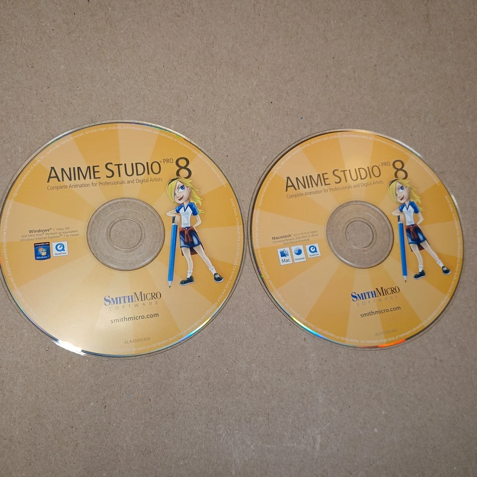 Anime Studio Pro 8 7 & 6 w/ Keys Mac & PC Smith Micro Software *Check System Req - Image 2 of 4
