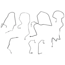 Brake Line Kit Complete Tubes 4wd 4 Wheel ABS 1997-02 Expedition Navigator SS