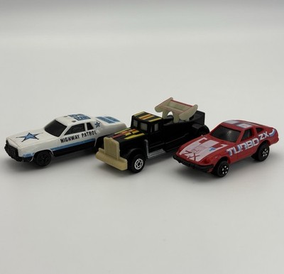 Kidco Vintage Burnin Key Cars 1980 Lot Of 3 Highway Patrol, 280 ZX, Racing Rig