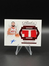 FRED VANVLEET 2024-25 Panini Flawless Game-Worn Patch Autograph Ruby 04/15