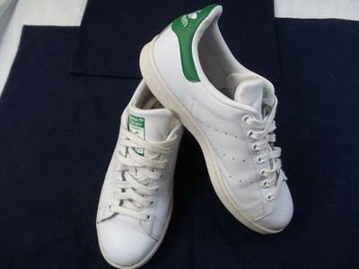 adidas Stan Smith M20324 Fairway White / Green Leather Sneakers US 9 / UK 8.5