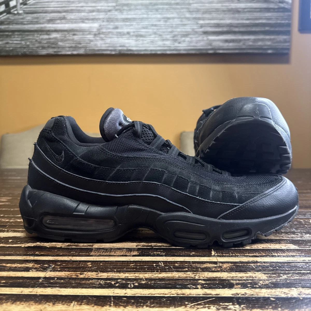 Las mejores ofertas en Nike Air Max 95 Essential Triple Black | eBay