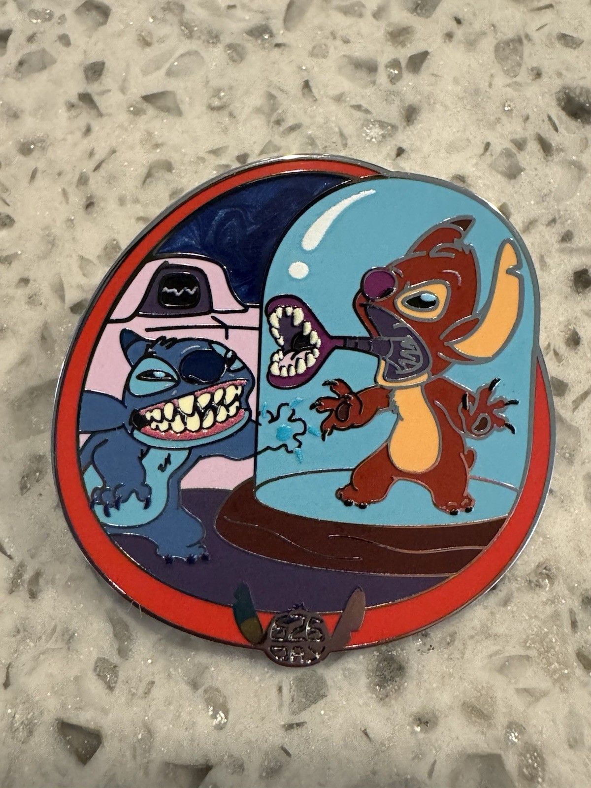 AUTHENTIC Disney 2026 Stitch 626 Day Mystery Pin Experiment 627