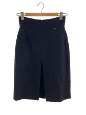 CHANEL Skirt, Size 38, Mohair, Black, P36722V26546