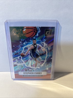 2024-25 Donruss Green Holo Laser Stephen Curry Pass The Rock