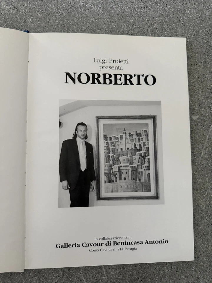 LUIGI PROIETTI PRESENTA NORBERTO DIMENSIONE GRAFICA SPELLO 1992 LIBRO ILLUSTRATO - Immagine 2 di 4