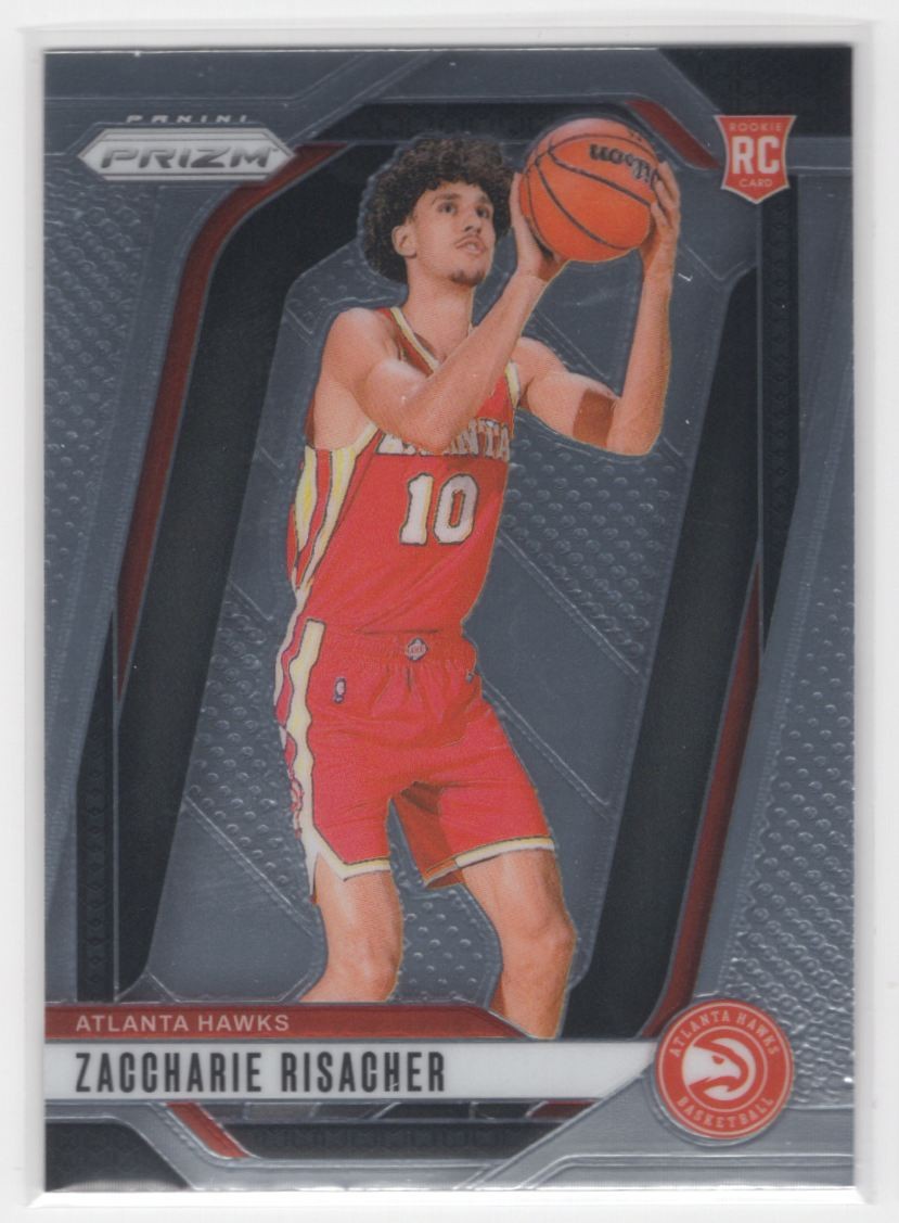 #265 Zaccharie Risacher 2024-25 Panini Prizm Base ] RC Atlanta Hawks