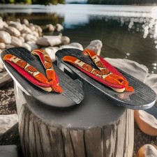 Japanese Geisha Geta Kimono Women s Wooden Sandals