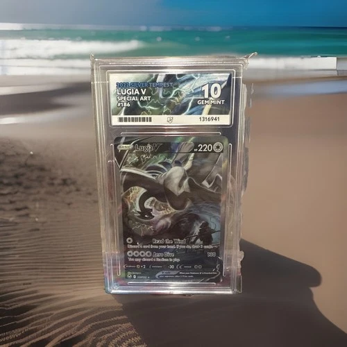 Silver Tempest Lugia V 186 Special Art Holo English 2022 ACE 10