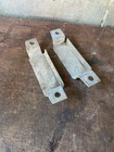 <!--F#f_0-->LC LJ Torana 6cyl Gearbox Crossmember Rubber Mount End Brackets Pair GMH Holden<!--F/-->