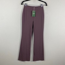 Halara Flex SculptKnit High Waisted Pocket Work Pants Size XS Mauve Purple