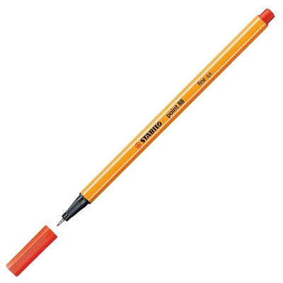 STABILO Fineliner - point 88 - Pack of 1 - Light Red
