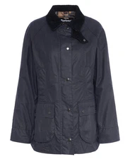 BARBOUR Women’s Beadnell Waxed Jacket Navy LWX0667NY91, 16 (US) / 20 (UK) - NWI
