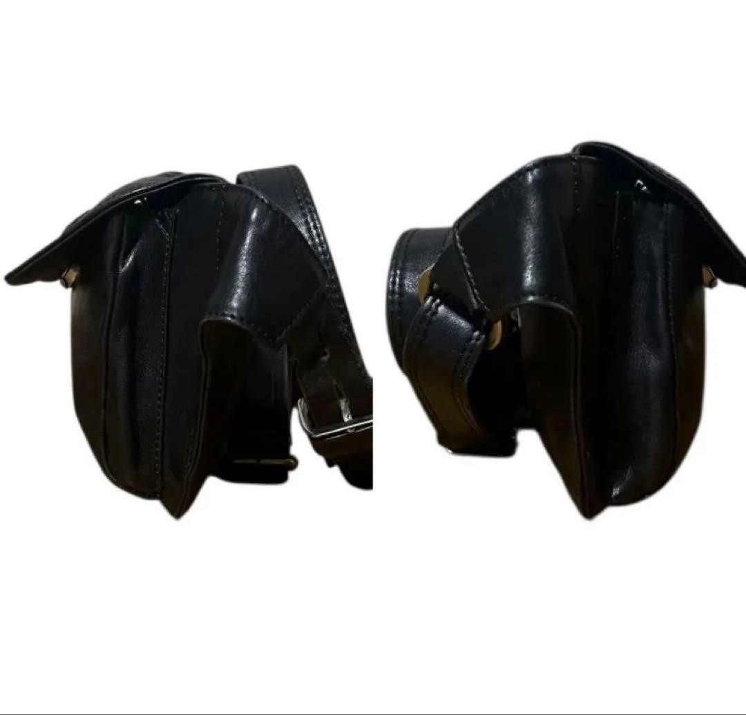 Versace Medusa Logo Leather Crossbody Bag Black Men's Used/Good Condition thumbnail 3