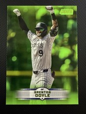 Topps Brenton Doyle Colorado Rockies 2025 Stadium Club #23 Green Foil Parallel