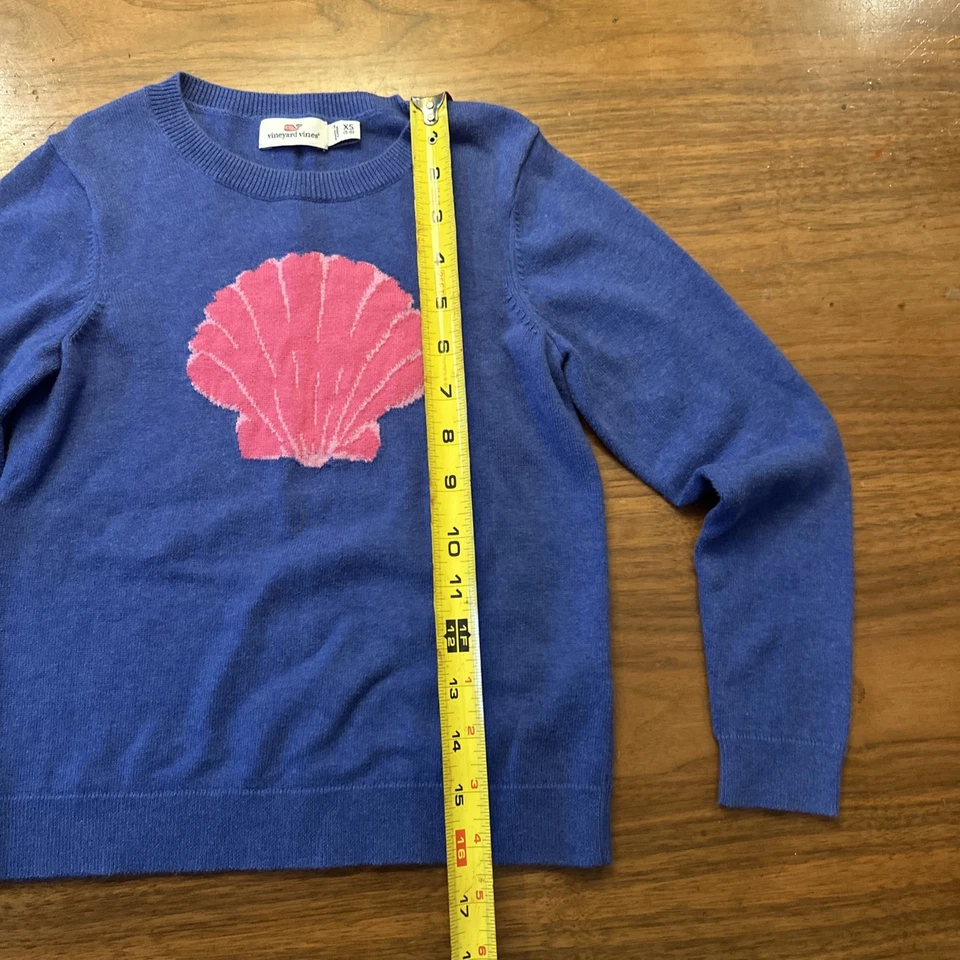 Suéter concha Vineyard Vines para niñas XS 5-6 Foto 4 de 4